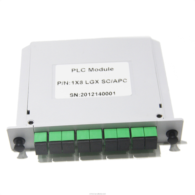 contenitore a fibra ottica di separatore del separatore LGX della cassetta dello Sc FC UPC APC di modo 1x8