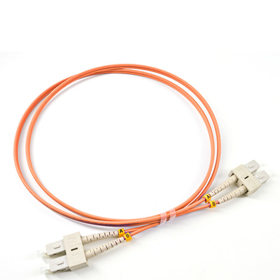 Duplex SC-SC del cavo di toppa di fibra ottica del PVC LSZH 2.0mm