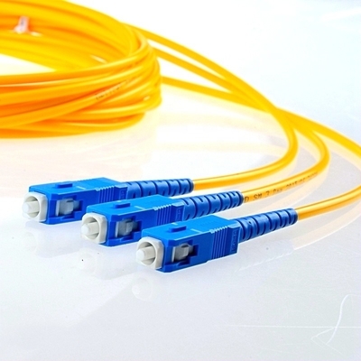 Simplex a fibra ottica di singolo modo del cavo di toppa dello Sc UPC dello Sc del PVC LSZH