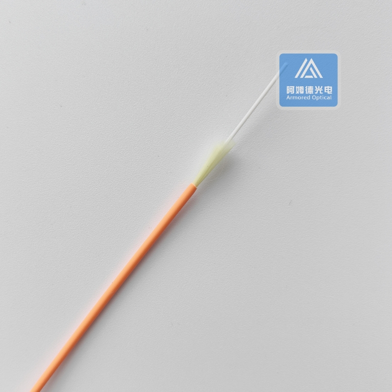 Outdoor Indoor Optical Fiber Cable Simplex Single Mode 3.0mm Orange