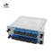 Separatore a fibra ottica FTTH Epon Gpon LGX dello SpA dello Sc UPC del supporto di scaffale 1x16 tipo a cassetta